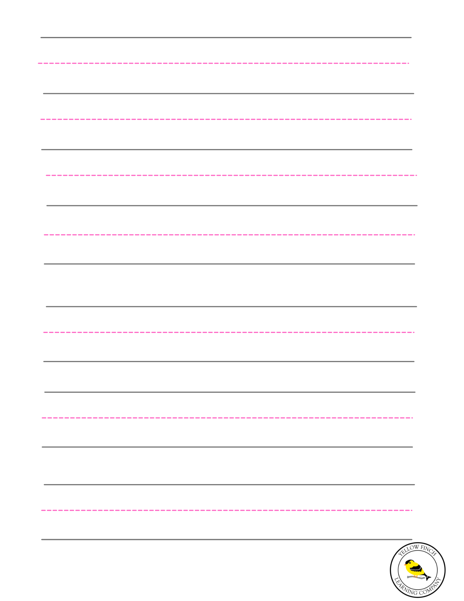 Basic Handwriting Paper - FREE DOWNLOAD